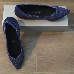 Style, Comfort, and Recycled: Gently-loved Blue Checked Rothy's